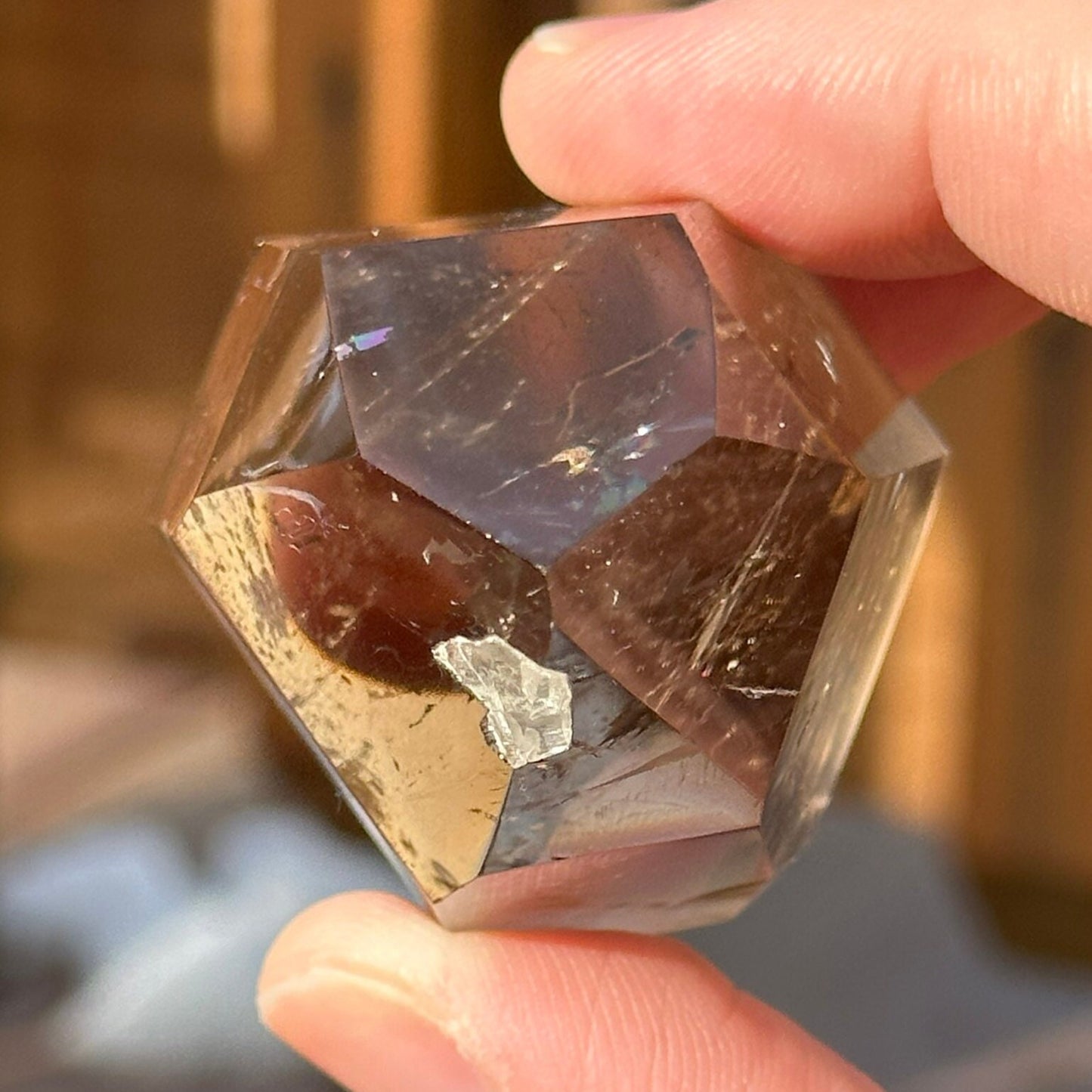 Genuine Smoky Citrine Point | Crystal Tower | From Brazil | Healing & Crystal Wand