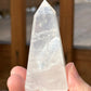 Soft Pink Milky Girasol Obelisk | Quartz Crystal Point | Light Color Tower | Crystal Healing & Meditation Wand