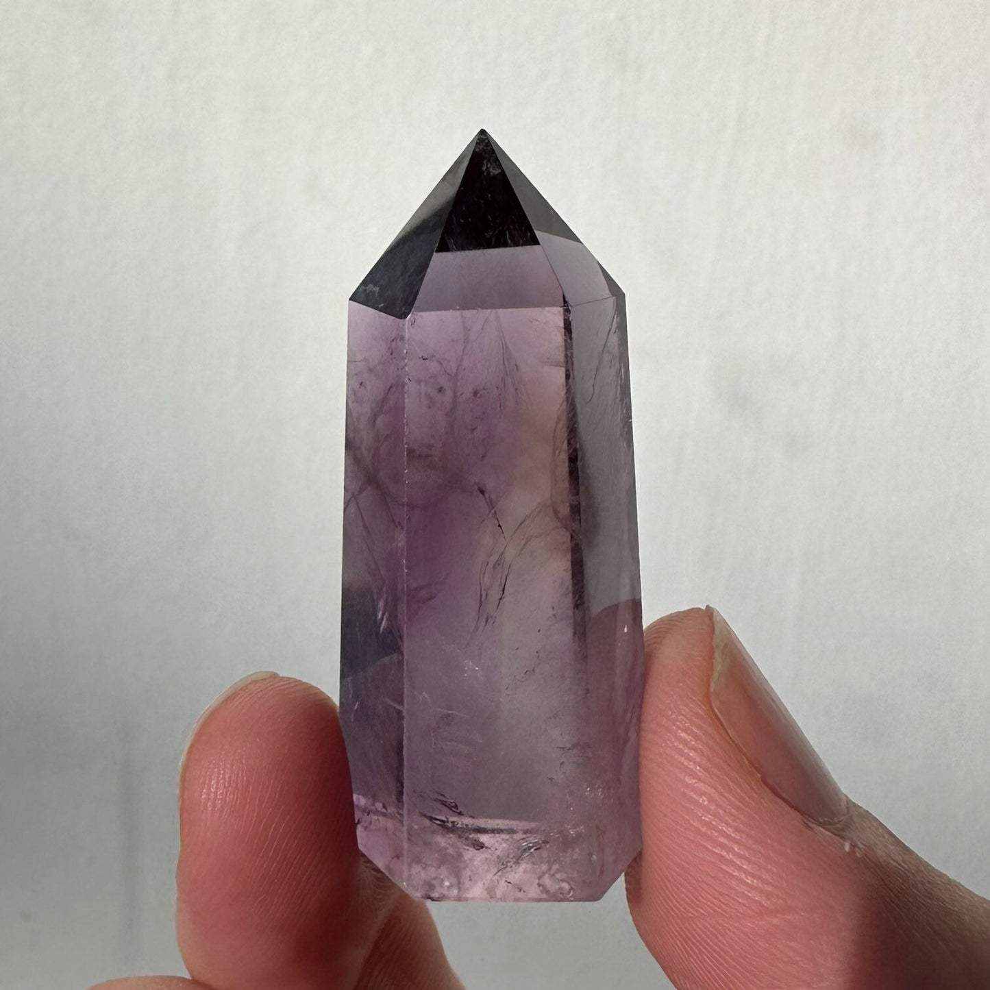 Beautiful Small Amethyst Crystal Point | Mini Hand Carved Tower | Meditation & Crystal Healing | High Quality