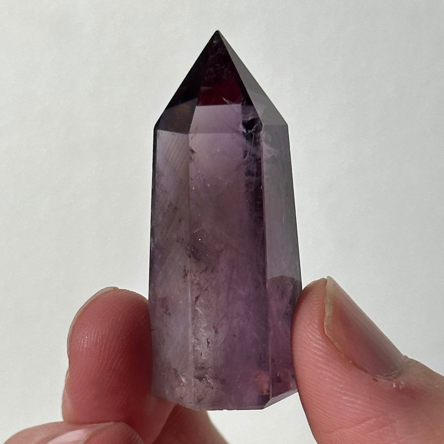 Beautiful Small Amethyst Crystal Point | Mini Hand Carved Tower | Meditation & Crystal Healing | High Quality