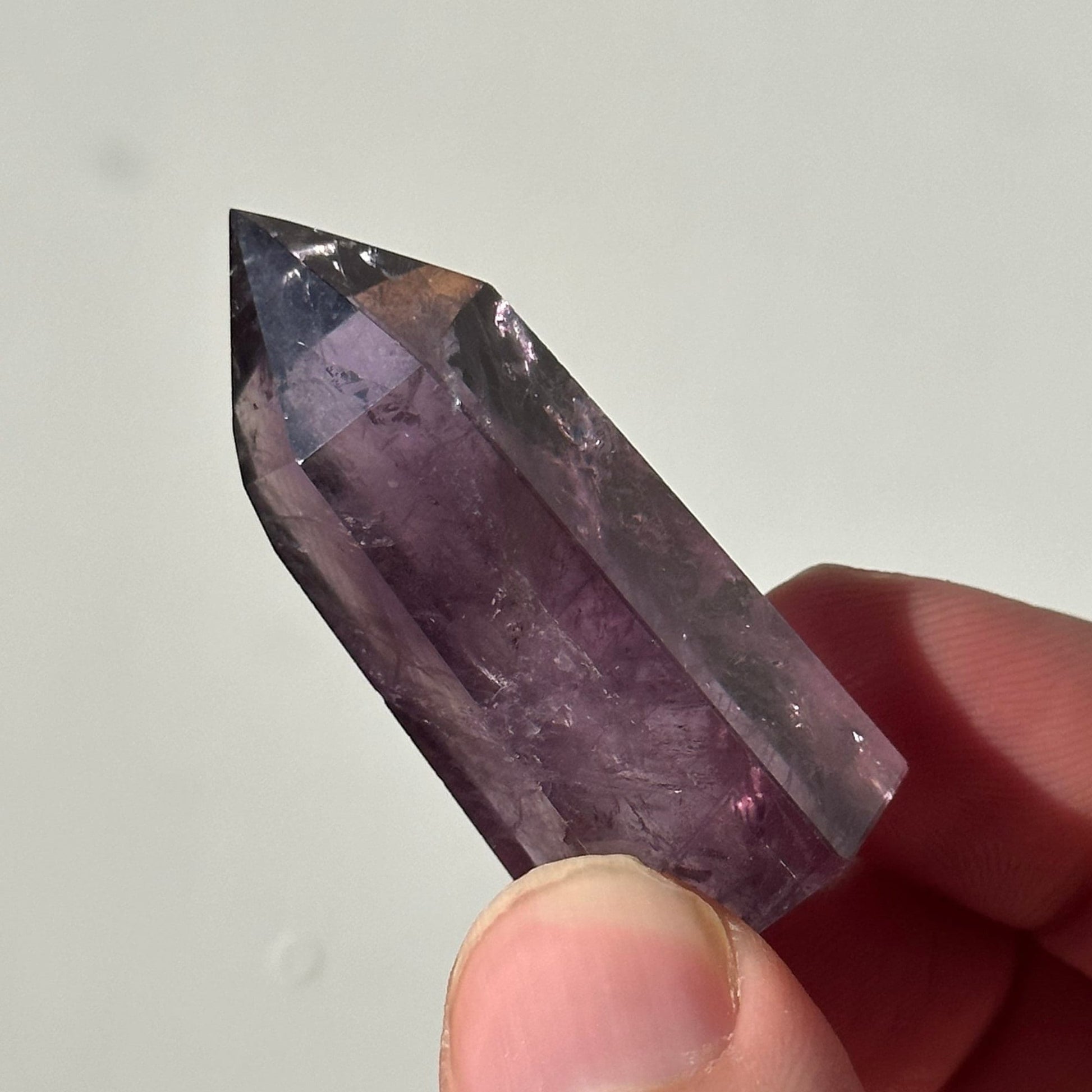 Beautiful Small Amethyst Crystal Point | Mini Hand Carved Tower | Meditation & Crystal Healing | High Quality | From Brazil