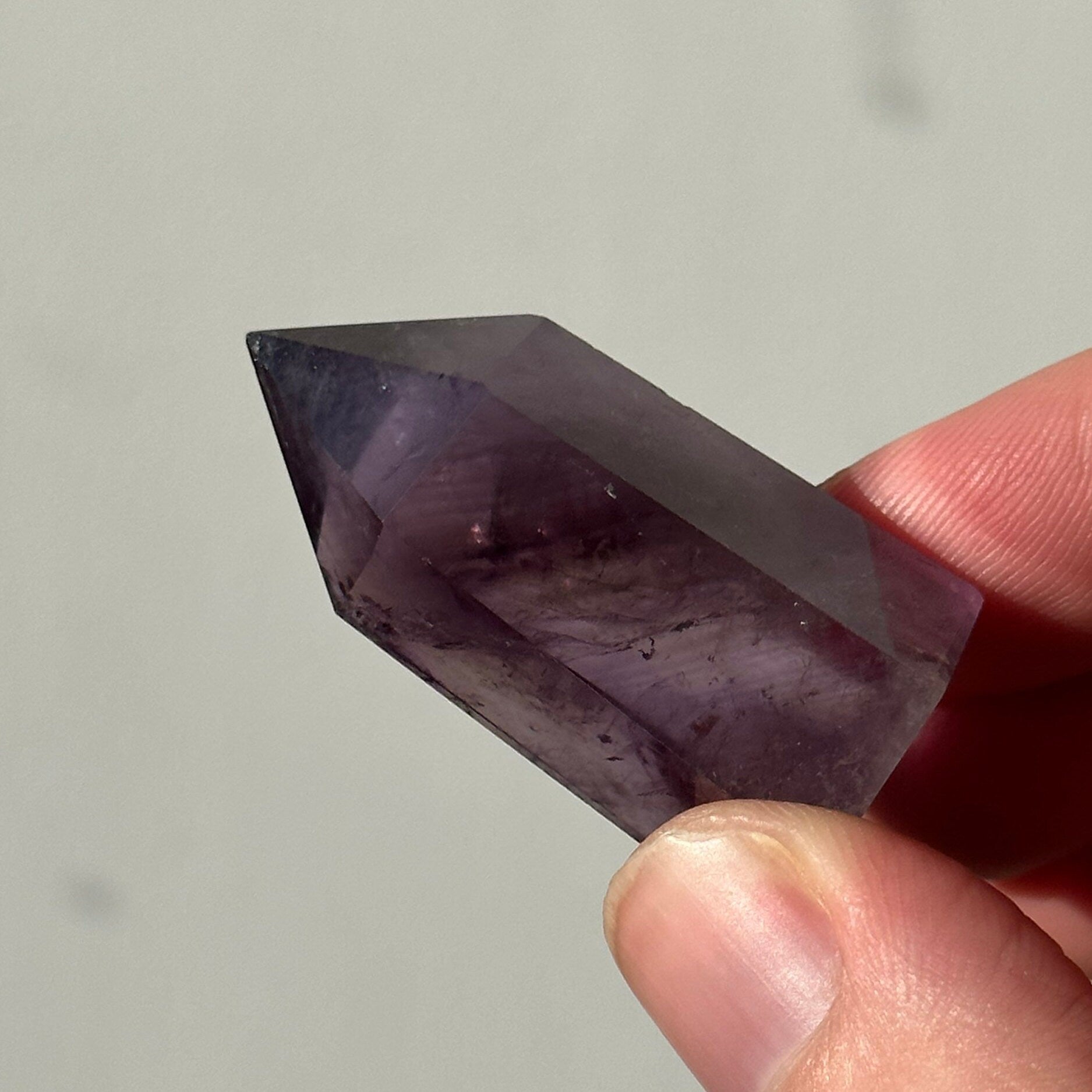 Beautiful Small Amethyst Crystal Point | Mini Hand Carved Tower | Meditation & Crystal Healing | High Quality | From Brazil