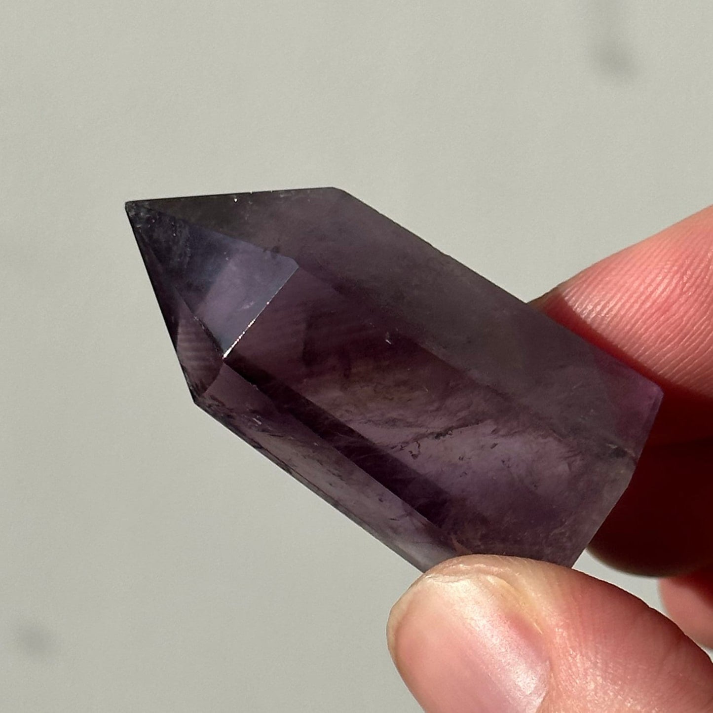 Beautiful Small Amethyst Crystal Point | Mini Hand Carved Tower | Meditation & Crystal Healing | High Quality | From Brazil