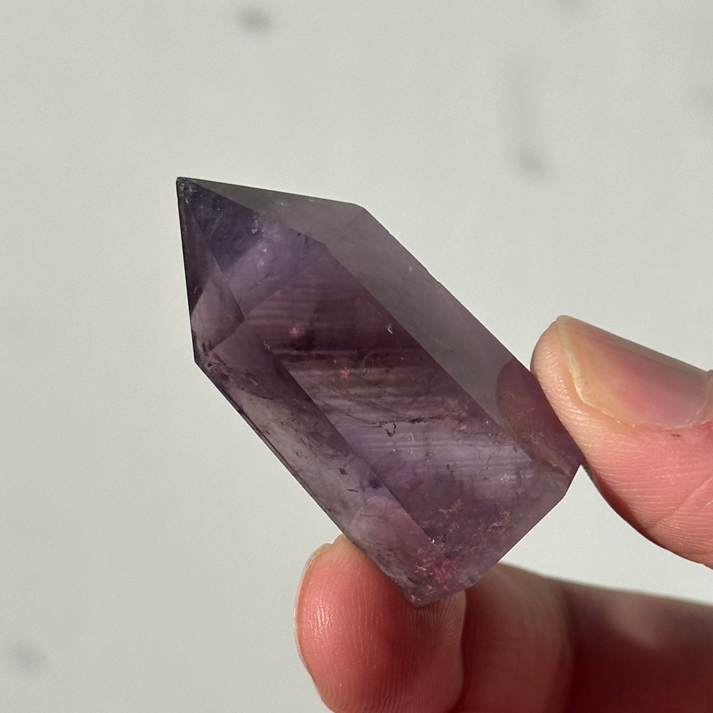 Beautiful Small Amethyst Crystal Point | Mini Hand Carved Tower | Meditation & Crystal Healing | High Quality | From Brazil