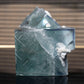 Beautiful Green Cubic Fluorite Specimen | Calcite Inclusion | Fully Natural | Meditation & Crystal Healing
