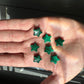 One (1) Mini Malachite Crystal Star | Tiny Crystal | intuitively Chosen | Meditation & Crystal Healing