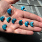 One (1) Mini Blue Apatite Half Moon | Tiny Crystal | Intuitively Chosen | Meditation & Crystal Healing