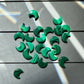 One (1) Mini Malachite Half Moon Crystal | Tiny Crystal | intuitively Chosen | Meditation & Crystal Healing