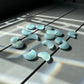 One (1) Mini Aquamarine Half Moon Crystal | Tiny Crystal | Intuitively Chosen | Meditation & Crystal Healing