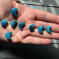 One (1) Mini Blue Apatite Half Moon | Tiny Crystal | Intuitively Chosen | Meditation & Crystal Healing