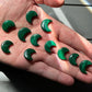 One (1) Mini Malachite Half Moon Crystal | Tiny Crystal | intuitively Chosen | Meditation & Crystal Healing