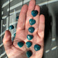 One (1) Mini Blue Apatite Heart | Tiny Crystal | Intuitively Chosen | Meditation & Crystal Healing