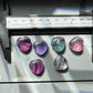 One (1) Mini Fluorite Crystal Heart | Tiny Crystal | Intuitively Chosen | Meditation & Crystal Healing