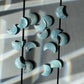 One (1) Mini Aquamarine Half Moon Crystal | Tiny Crystal | Intuitively Chosen | Meditation & Crystal Healing