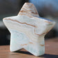 Caribbean Calcite Star with Druzy